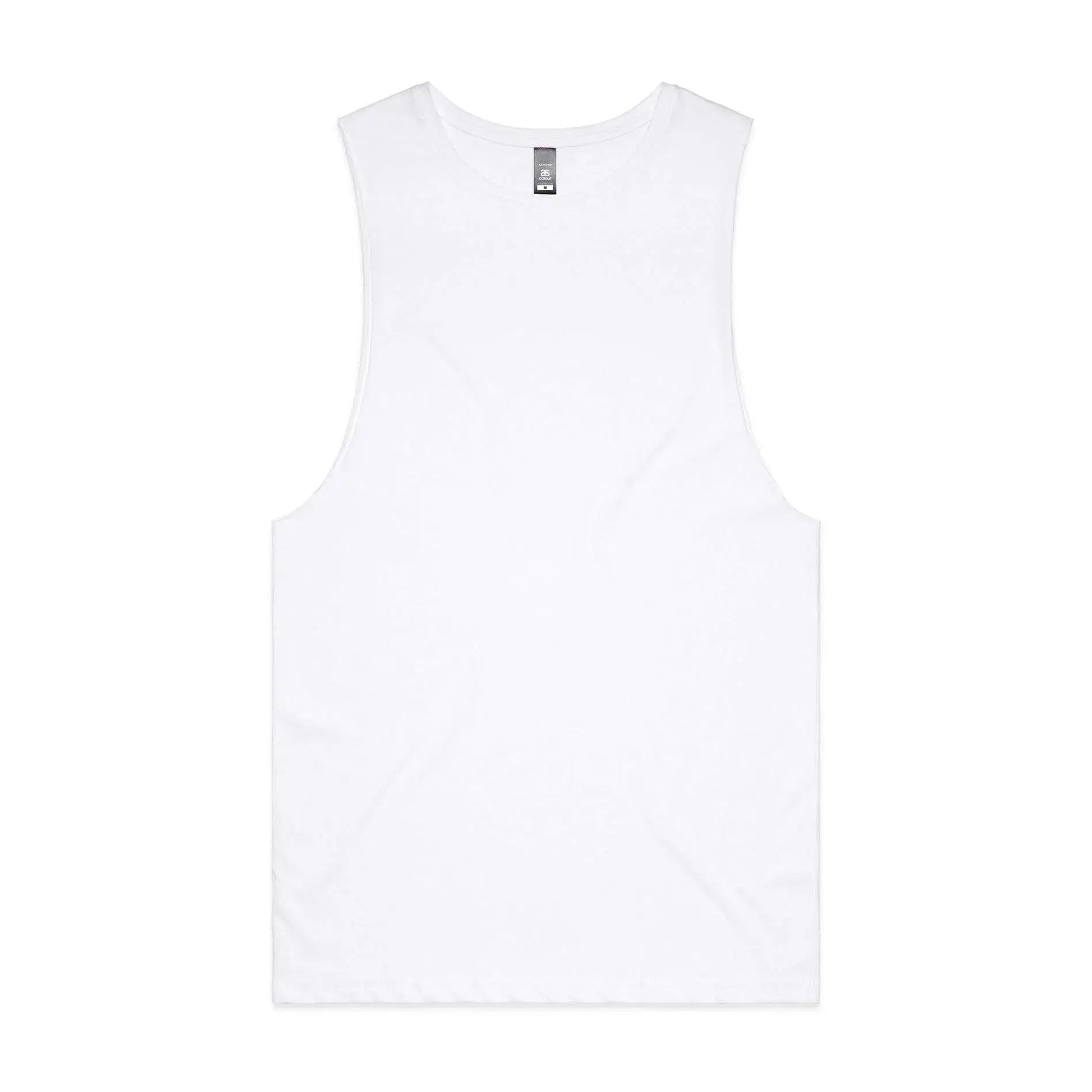 As Colour Men's barnard tank 5025 Casual Wear As Colour WHITE MARLE XSM